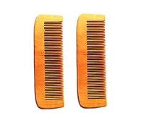 Kingsman store Wood Comb Tooth Wooden Comb for Hair Growth for Women and Men Combo / Set of 2