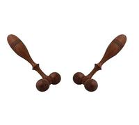 Kingsman store Wooden Acupressure Face Massager for Body Stress ( Set Of 2 )
