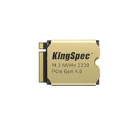 KingSpec 512GB M.2 2230 PCIe 4.0 x4 NVMe SSD with Heatsink, Read Speed up to 5000MB/s Internal Solid State Drive, Compatible with Steam Deck, ROG Ally, Surface Pro