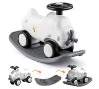 Kingsport 3-in-1 Multi-Function Rocking Horse: Transformable Ride-On, Balance Board & Rocker for Toddlers - Safe, Durable, and Fun!