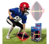 Kingsport Kids American Football Junior - Size 3 4, Glow in the Dark Motion Activated Light Up LED Rugby Ball for Outdoor Garden Sports Activity Gift for Children - Random Colour