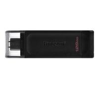 USB Stick Kingston Technology 128GB USB Flash Drive DataTraveler 70 USB-C 3.2 - Black