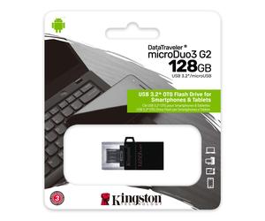 Kingston 128GB DT MicroDuo 3 Gen2 + microUSB (Android/OTG)