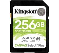 Kingston Technology 256GB SDXC Canvas Select Plus 100R C10 UHS-I U3 V30