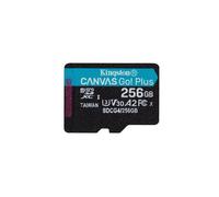 Kingston 256GB microSDXC Canvas Go Plus Gen4 200R A2 U3 Single Pack w/o ADP