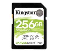 Kingston Technology 256GB SDXC Canvas Select Plus 100R C10 UHS-I U3 V30