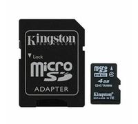 Kingston 4GB Micro SD SDHC TF Memory Card Class 4 with SD Adapter for GPS New
