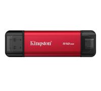 Kingston 512GB 1TB 2TB Dual USB-A/C Portable SSD | Up to 1050MB/s | USB 3.2 Gen 2,Brand New Original Red