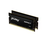 Kingston 64GB 3200MT/s DDR4 CL20 SODIMM Kit of 2 FURY Impact 2 x 32 GB DDR4 3200