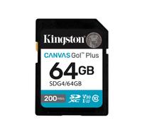 Kingston 64GB Canvas Go Plus SD Card (SDXC) - 200MB/s
