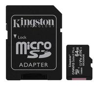 Kingston 64GB Canvas Select Plus microSD Card (SDXC) + SD Adapter -