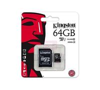 Kingston 64GB Micro SD SDXC Card Class 10 for Samsung Galaxy Tab 2, 3, and 4