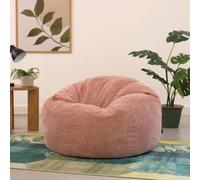 Kingston Beanbag, Corduroy, Sage Green ICON Light Pink One Size