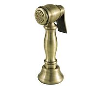 Kingston Brass CCRP1K3SPR Vintage Kitchen Faucet Side Sprayer, Antique Brass