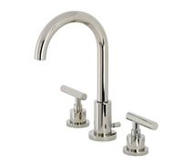 Kingston Brass FSC8929CML Manhattan Widespread Bathroom Faucet with Br