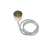 Kingston Brass Gourmetier Disposal Air Switch Button KA31AB, Antique Brass - Mounts to Sink or Countertop, Traditional Trimscape