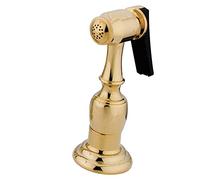 Kingston Brass Gourmetier KBSPR2 Kitchen Faucet Sprayer with Hose, Polished Brass