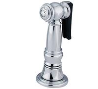 Kingston Brass Gourmetier KBSPR31 Kitchen Faucet Sprayer with Hose, Polished Chrome