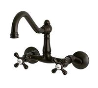 Kingston Brass KS3225AX Vintage Kitchen Faucet, Oil Rubbed Bronze, 8-1/2-Inch