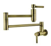 Kingston Brass KS8103DL Concord Pot Filler, Vintage Brass