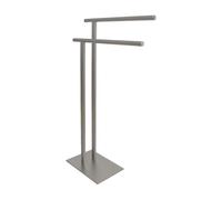 Kingston Brass SCC6038 Edenscape Double L Shape Pedestal Towel Holder, Satin Nickel