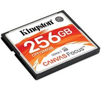 Kingston Canvas Focus Compact Flash Memory Card, 256 GB