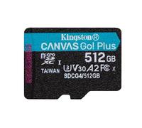 Kingston Technology 512GB microSDXC Canvas Go Plus Gen4 200R A2 U3 Sin