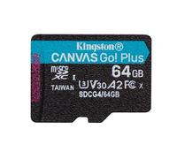 64GB Kingston Canvas Go Plus Micro SD (SDXC) Memory Card - U3 V30 A2 200MB/s R