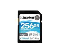 Kingston Canvas Go! Plus SD card 256GB SDXC 170R C10 UHS-I U3 V30