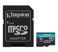 Kingston Canvas Go! Plus SDCG4/256GB 256GB Micro SD Card, UHS-1 (U3)