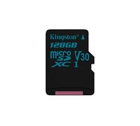 Kingston Canvas Go SDCG2/128GBSP MicroSD Card Capturing Life on the Move, Card Only