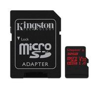 Kingston Canvas React 32GB Class 10 UHS-I U1 Micro-SDHC Memory Card wi