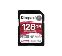 Kingston Canvas React Plus V60 128GB Memory Card 4K UHS-II, 280MB/s R, 150MB/s W