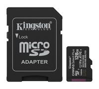 Kingston Canvas Select 128GB Micro SD UHS-I Flash Card with Adapter