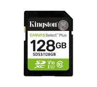 Kingston Canvas Select Plus 128GB SDXC Card 150MB/s C10 UHS-I U1 V10 (SDS3/128GB