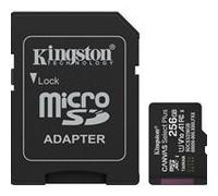 Kingston Canvas Select Plus microSD Memory Card 256GB microSDXC Gen3 150MB/s A1 Card + Adapter - SDCS3/256GB