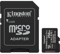 Kingston Canvas Select Plus 256GB microSD Memory Card - Gen 3, 150MB/s, A1, Includes Adapter