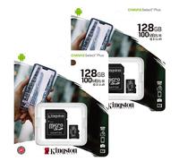 Kingston Canvas Select Plus Micro 100MB/s 128GB with Adapter -twin pack