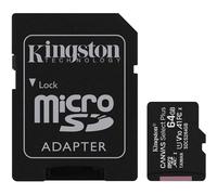 Kingston Technology 64GB micSDXC Canvas Select Plus 100R A1 C10 Card + ADP