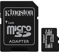 Kingston Technology 32GB micSDHC Canvas Select Plus 100R A1 C10 Card + ADP