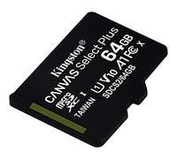 Kingston Canvas Select Plus microSD Card SDCS2/64 GB SP Class 10