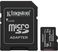 Kingston Canvas Select Plus microSD Memory Card 1TB microSDXC Gen3 150MB/s A1 Card + Adapter - SDCS3/1TB