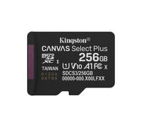 Kingston Canvas Select Plus microSD Memory Card 256GB micSDXC Gen3 150R A1 Single Pack w/o ADP - SDCS3/256GBSP