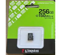 Kingston Canvas Select Plus microSD memory card 256GB SDCS3/256GBSP