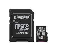 Kingston Canvas Select Plus microSD Memory Card 512GB microSDXC Gen3 150MB/s A1 Card + Adapter - SDCS3/512GB