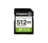 Kingston Canvas Select Plus SD Memory Card 512GB SDXC Gen3 150MB/s C10 UHS-I U3 V30 - SDS3/512GB