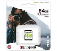 Kingston Canvas Select Plus SDXC 100MBs Class 10 64GB