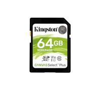 Kingston Canvas Select Plus 64GB SDXC Class 10 SD Memory Card UHS-I U1 100MB/s
