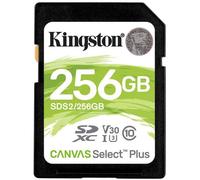 Kingston Technology Canvas Select Plus Memory Card 256 GB SDXC UHS-I Class 10