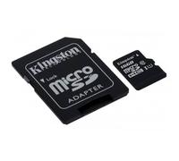 Kingston Canvas Select (SDCS/16GB) MicroSDClass 10 UHS-I Speeds Up to 80 MB/s Read (SD Adapter Included) - Bring Your HD Videos to Life